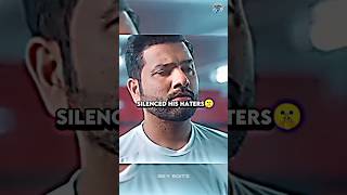 ROHIT SHARMA FT. HATERS 🤫 #cricket #viral #trending #shorts