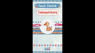 Thaumatrope 📽 - Sanat Etkinliği #shorts