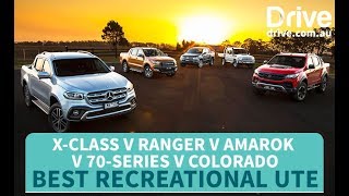Ute Comparison: 2018 Ranger v X-Class v Amarok v Colorado v 70-Series