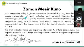 Sejarah Matematika Pertemuan 13