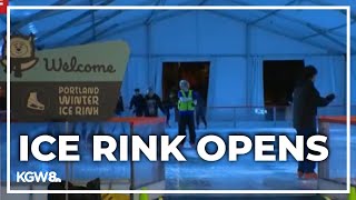 Portland outdoor ice rink opens