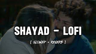 Shayad ( Slowed + Reverb ) || Love Aaj Kal || Arijit Singh and Pritam Chakraborty || Glass Lofi