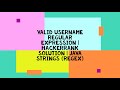 VALID USERNAME REGULAR EXPRESSION | HACKERRANK SOLUTION | JAVA STRINGS (REGEX)