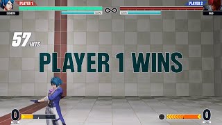 KOF15 エリザベート 十割ジャンプふっとばしコンボ集 - KOF XV Elizabeth 100% Jumping Blowback Combos (Ver.2.11)