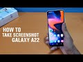 Samsung Galaxy A22 (4G/5G) - How To Take a Screenshot!