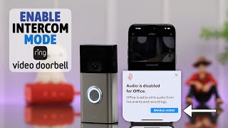 How to Talk Through Ring Video DoorBell! [Intercom Mode]