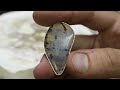 iris agate jewelry step by step silversmithing open backed iris agate pendants from scratch