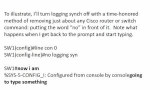 15 Logging Sync Exec Timeout Console Port