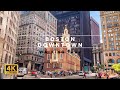 Boston: 4K Walking Tour (Downtown)  #walkingtour