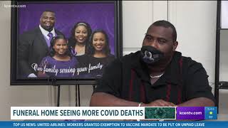 Funeral home seeing more COVID-19 deaths