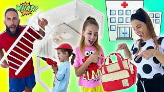 LISTOS PARA EL HOSPITAL + PREPARAMOS EL BOLSO DEL BEBÉ Y MONTAMOS LA MINI CUNA | Familia Amiguindy