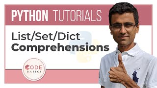 Python Tutorial - 23. List Set Dict Comprehensions