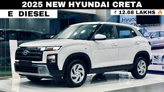 2025 Hyundai Creta E Diesel Base Model ₹12.68 Lakhs Most Detailed Review | Moter Jet