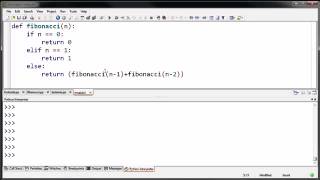 01 Python programming 18 Recursive Fibonacci example