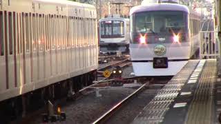 小手指駅発車・到着・通過シーン集【今では、見られないニューレッドアローの通過シーンあり‼️】