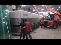 20 ton taffan glass machine shifting