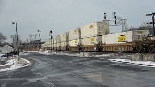 CSX X900 (NS 22H Reroute) at East Syracuse, NY February 5, 2023