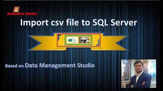 Bulk insert from csv file to SQL server