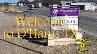 Welcome to Downtown D'Hanis Texas - a Drone Tour #smalltowns #downtown