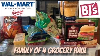 Huge Grocery Haul * Shopping at BJ’s and Walmart
