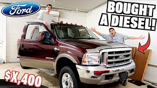 I Bought a Ford F350 POWERSTROKE Diesel Truck CHEAP at Auction!