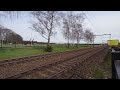 4 cars of dirty ddz plow through the station of holten fly by