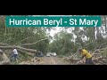 Hurricane Beryl Aftermath: St Mary Jamaica (North Coast Highway)