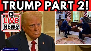 🚨LIVE: Trump's First White House Interview as President w Sean Hannity (PART 2)