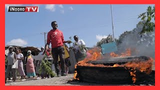 Aikari kũrũrũngana nĩ gũthũka gwa barabara cia Juja Farm