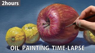 No.94 Oil Painting Time Lapse Demo \