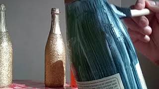 DIY Quinceañera Sparkling Cider Glitter