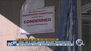 INVESTIGATION: Serious concerns about Cuyahoga Co. selling homeowners' tax liens to debt collectors
