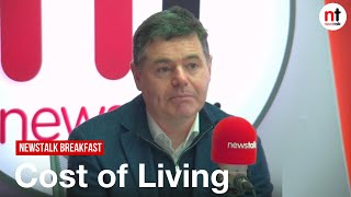 Paschal Donohoe on the government's plan to combat the cost of living.
