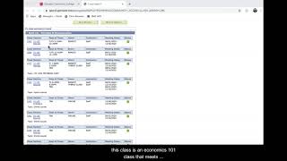 How to Search for Classes Online