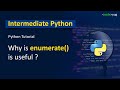 Enumeration in Python | Advanced Python Tutorial | Enumerate() in Python | Python Tutorial in Hindi