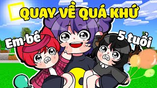 NABEE QUAY VỀ QUÁ KHỨ BẤT NGỜ KHI THẤY SINH TỐ TEAM LÚC 5 TUỔI SIÊU ĐÁNG YÊU TRONG MINECRAFT 😘😂