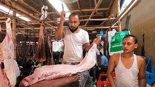 এক নম্বর খাসির মাংস কাটিং এবং বিক্রি ভিডিও || Full Mutton Cutting Video || Goat Cutting ||