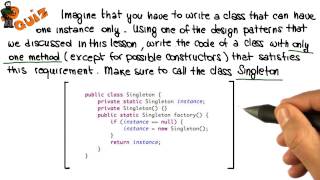 Choosing a Pattern Quiz Solution - Georgia Tech - Software Development Process