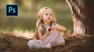 Special Outdoor Portraits Edits (Child) in Photoshop | Photoshop CC Tutorial