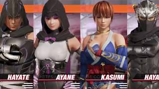 【JK攻略-電玩篇】DOA6 疾[風]、綾[音]、[霞]、[龍]隼 JK超鬥連技「打」