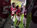 Scene in Death Valley as Alabama players celebrate with fans after the Crimson Tide dominated LSU