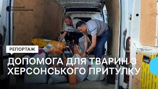 Кропивничани зібрали допомогу для тварин з херсонського притулку