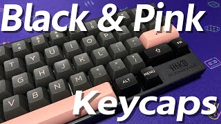 カッコよくてオシャレなキーキャップ AKKO Black\u0026Pink Keycaps レビュー | AKKO Black\u0026Pink Keycaps - Unboxing \u0026 Review