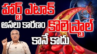 హార్ట్ ఎటాక్ కి కొలెస్ట్రాల్ అసలు కారణం కాదు | Dr. Bapuji About Cholesterol vs Heart Attack