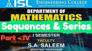 M1|Alternating Series|Sequences and Series