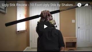 Ugly Stik Review - 10 Foot Ugly Stik by Shakespeare Surf Fishing Rod and Reel Combo