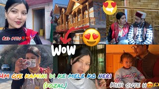 हम गये नेरी मेले को कामिनी दीदी के घर + बड़ी मम्मी का नया घर देखने 🏠😍//Poojathakurvlog//#kullumanali