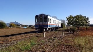 関東鉄道常総線　心の旅路　キハ5002号下館行　蕎麦畑のレクイエム　 2014/11/13