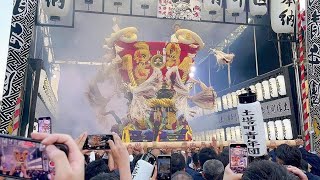 土塔町ふとん太鼓 -百舌鳥八幡宮月見祭2022-宮入 | 令和4年9月10日