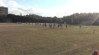 20111120 秋リーグ滋賀医vs京都学園 大也トライ